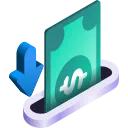 Instant deposit icon